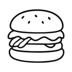 Hand Drawn Burger