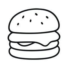 Hand Drawn Burger