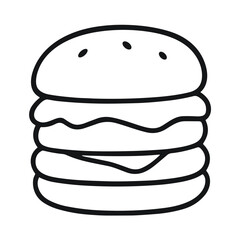 Hand Drawn Burger