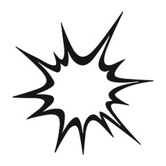 Comic Explosion and Impact Element
