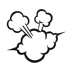 Comic Explosion and Impact Element