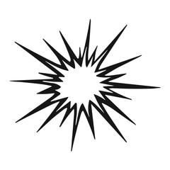 Comic Explosion and Impact Element