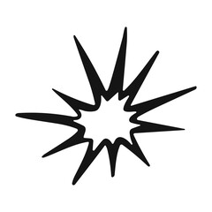 Comic Explosion and Impact Element