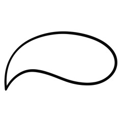 Comic Style Speech Bubble