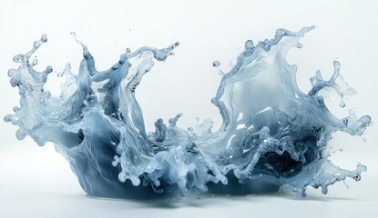 Abstract Liquid Splash