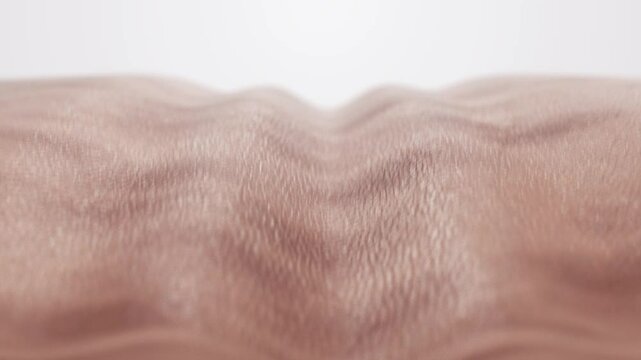 Anti-wrinkle serum, activate skin cell regeneration, repair aging, facial wrinkles disappear, anti-wrinkle and anti-aging, laser beauty, concept skin care beauty solution. Cosmetic ads, 3D animation.
