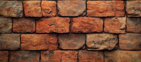 Obraz premium Rustic Stone Wall Texture