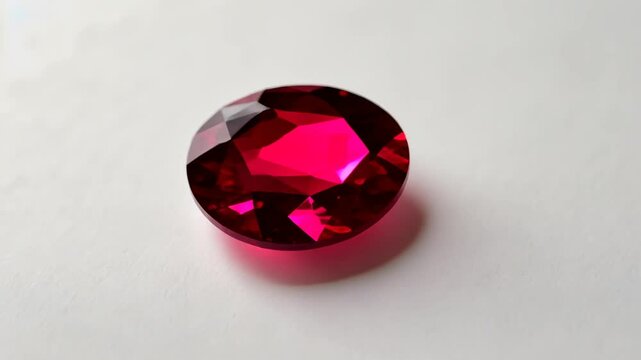 natural red crystal