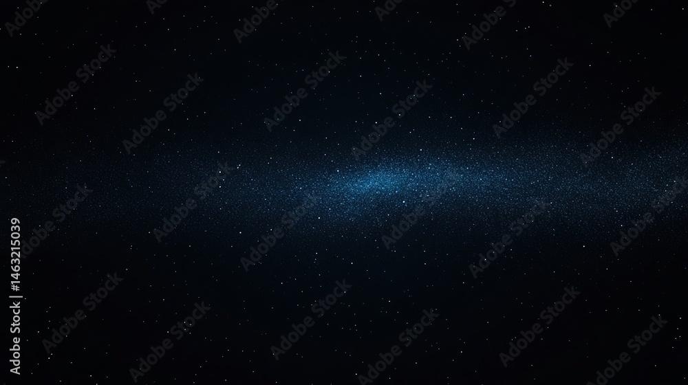 Poster a stunning view of countless stars scattered across the dark expanse of space, creating a mesmerizin
