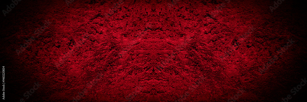 Aufkleber Old wall texture cement black red  background abstract dark color design are light with white gradient background.