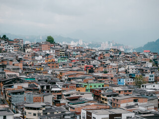 Aerial view of Manizales Colombia