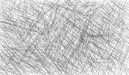 Dense Black Line Texture on White – Abstract Crosshatch Background for Modern Design