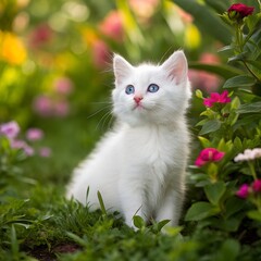 White Kitten. 