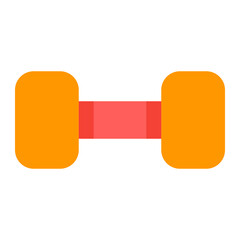 Simplified Dumbbell Icon