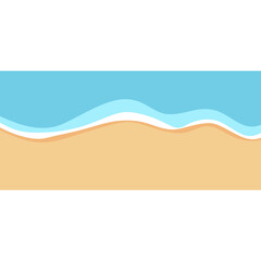 Obraz premium Beach Landscape Scene Background