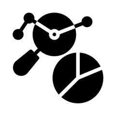 pie chart glyph icon