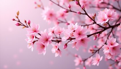 A pink tree with pink flowers and pink leaves