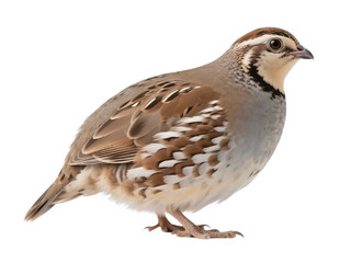 Obraz premium Detailed Profile of a Chukar Partridge Bird on Black Background