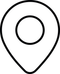 Location pin icon vector
