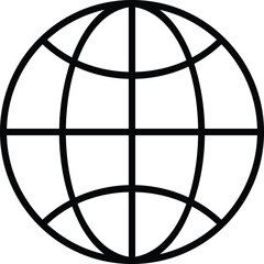 Internet icon vector