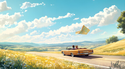 Chasing Horizons: The Timeless Thrill of the Open Road and the Joyful Spirit of Road Trip Freedom