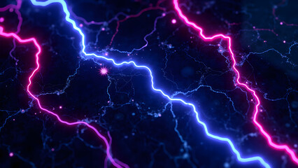 "Dark marble with glowing neon veins, high-gloss finish for futuristic designs, nightclubs, and tech branding. Ultra-HD and electrifying."