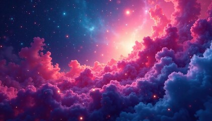 Fototapeta premium Abstract swirling nebula texture Seamless backdrop for design , seamless, artwork