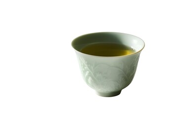 cup of herbal tea isolated on transparent background