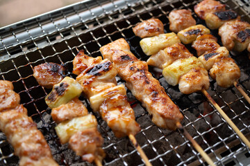 炭火焼きやきとり1