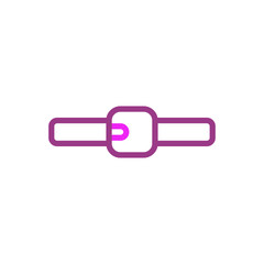 Fototapeta premium Minimalist representation of a belt design with a modern vibrant color scheme