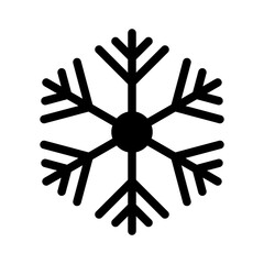 snowflake glyph icon