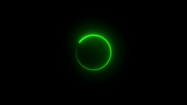 Circle Loading animation from 0 to 100 with transparent background, Animated circle loading from 0 to 100 increasing percentage with alpha channel, Circle loading video