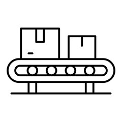 Boxes on Conveyor Belt