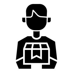 Person Holding Delivery Package