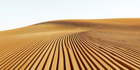 Desert Terrain with Parallel Ridges