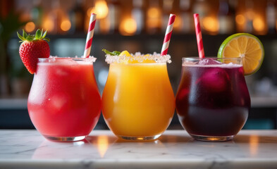 fresh cocktail with fruits national daiquiri day