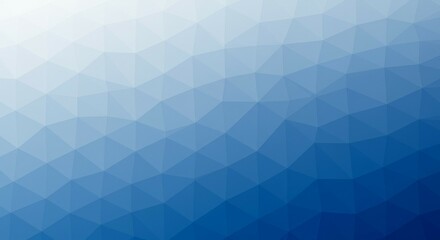 Obraz premium Abstract Blue Gradient Polygon Background Geometric Design
