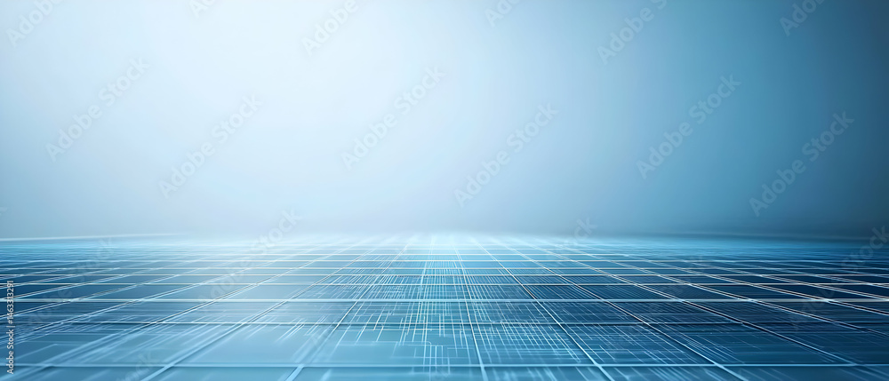 Poster abstract blue technology pattern background