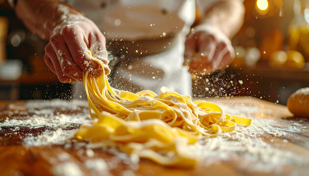 Master fresh pasta in a cozy kitchen a warm cooking tutorial for culinary art enthusiasts