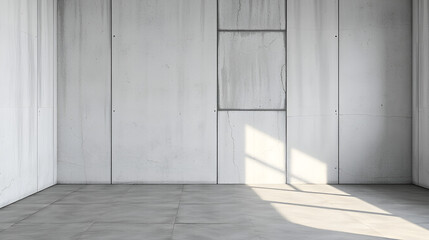 Obraz premium the concrete wall and empty room