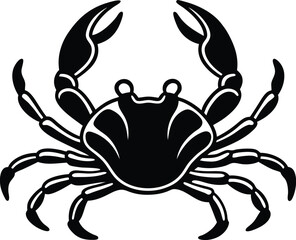 vector illustration of a crab