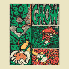 plant nature and grow