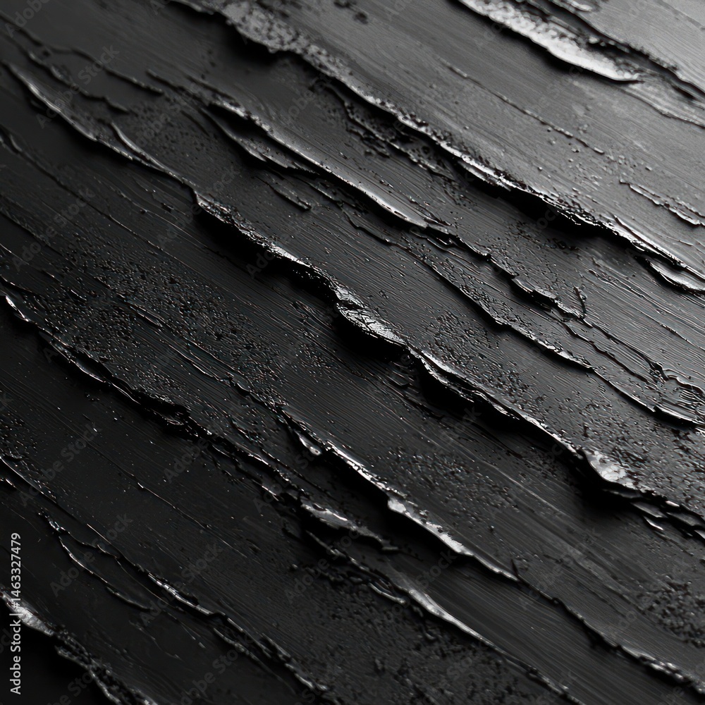 Poster abstract black textured surface with diagonal lines and cracks