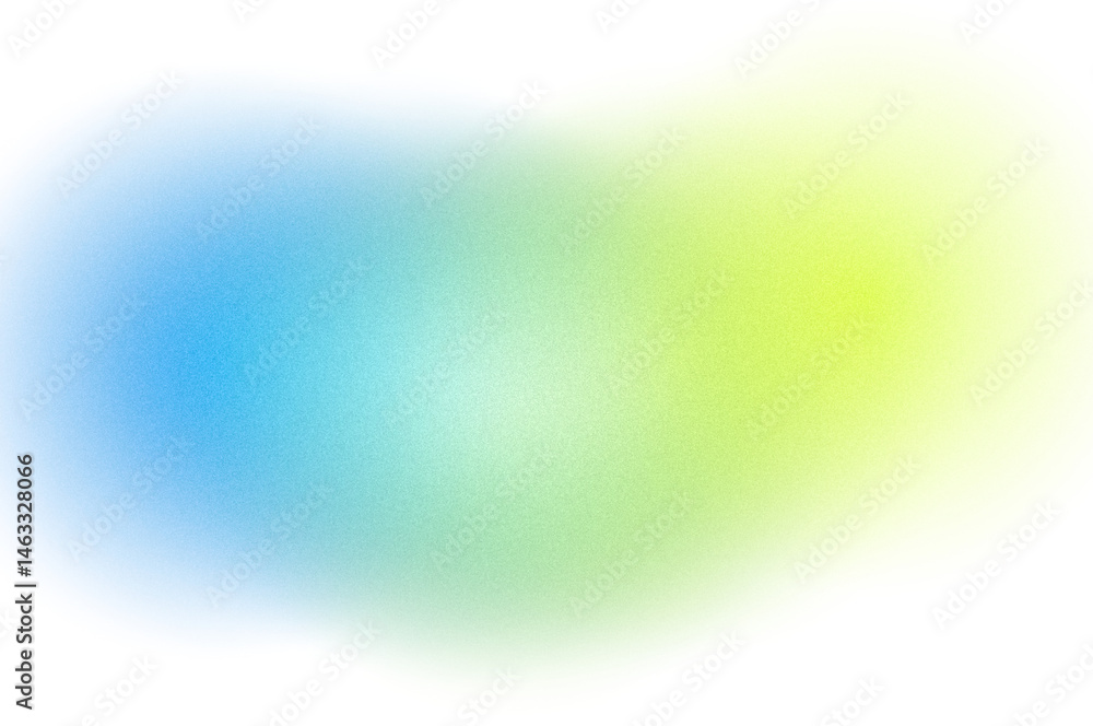 Poster blue green color grainy gradient shape transparent background. abstract color gradient cutout on tra