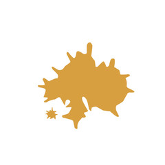 splashes of coffee stains