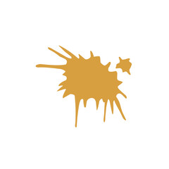 splashes of coffee stains