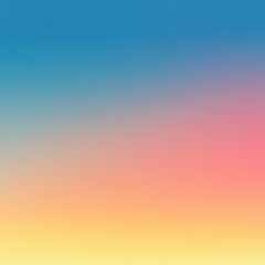 Obraz premium Stunning gradient background featuring a blend of soft blue, pink, and orange tones for creative design, social media, or artistic projects