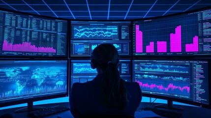 Team of Professionals at Creative Seminar on Data Analysis