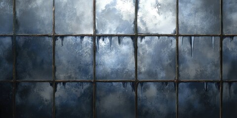 Frozen Window Panes: A Winter's Day in a Forgotten Place