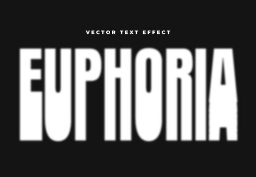 White Tall Font Melting Elongated Text Effect